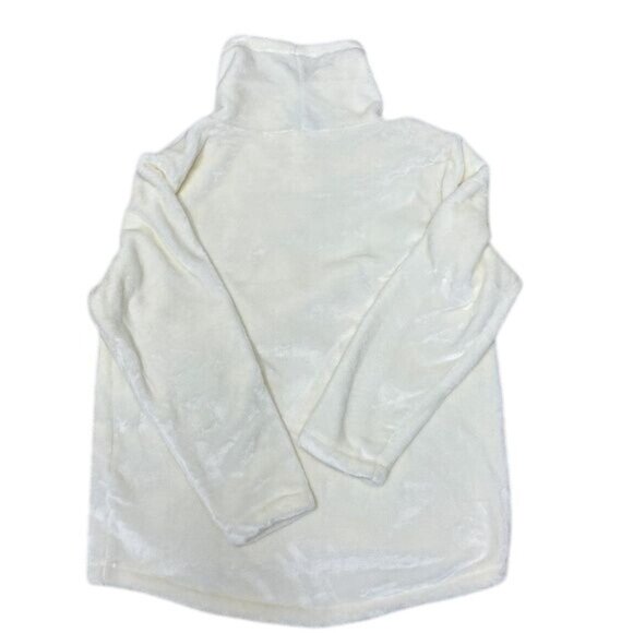 DKNY Ivory Plush Turtleneck Sweater - Picture 2 of 4